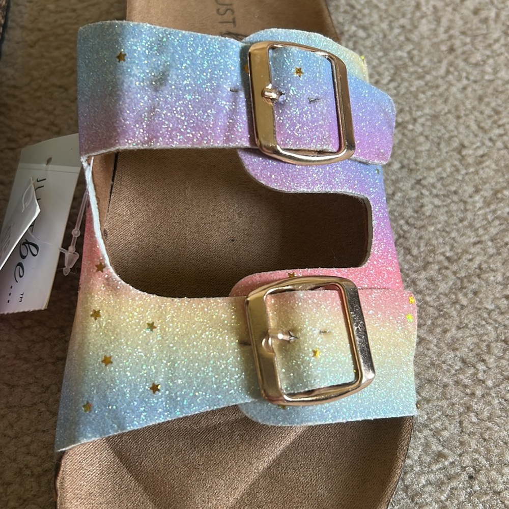 Brand new Just Be Rainbow Sandals - Picture 3 of 6